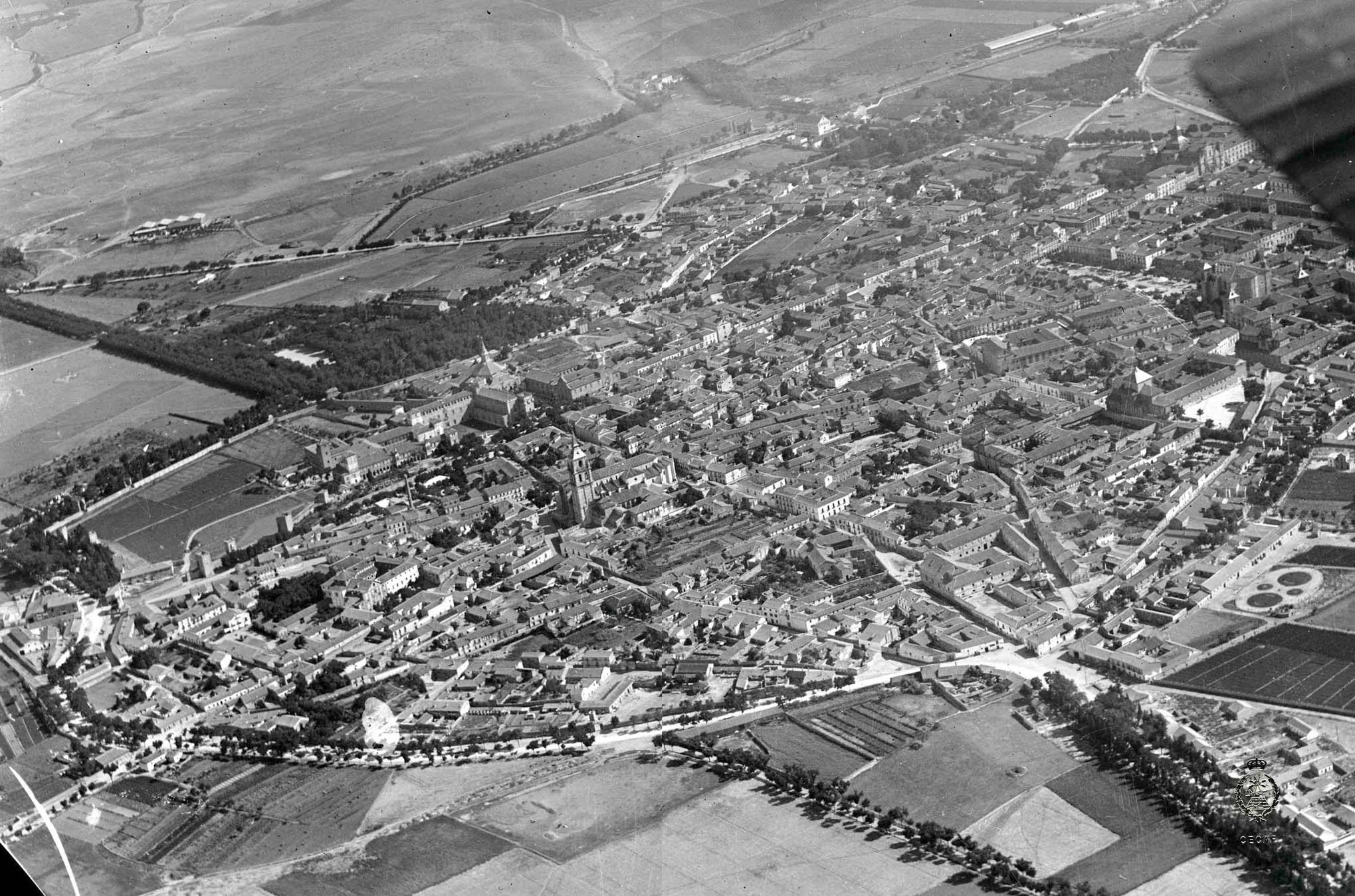 Vista aérea de Alcalá de Henares